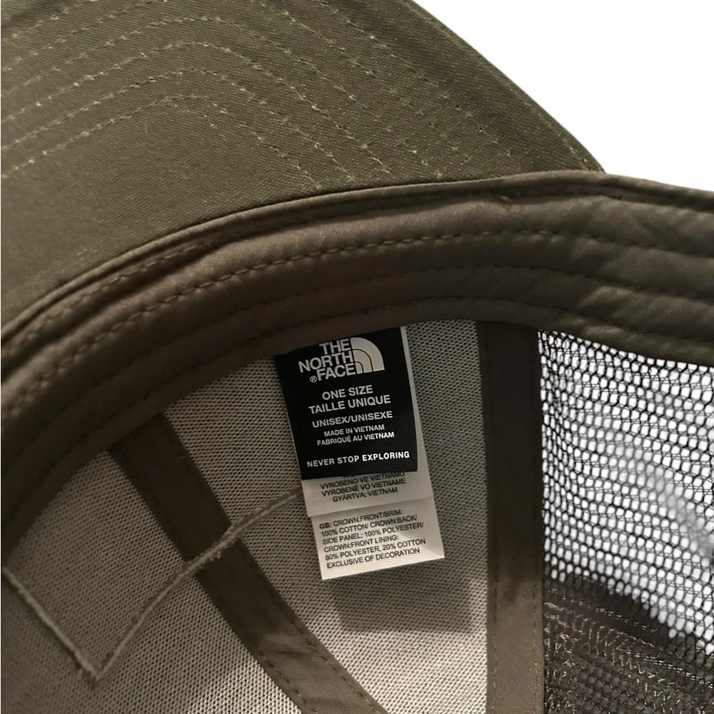 The North Face Trucker Mens Hat Cap‎ Green Snapback Outdoors Mesh Back